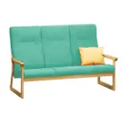 BE - 3 trojkřeslo, koženka OTO T 4 - koženka tyrkysová